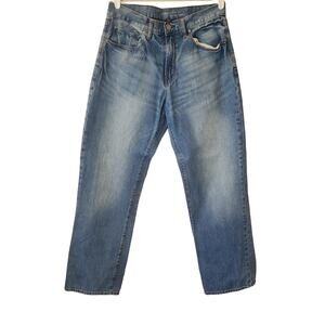 Gap Loose Fit Straight Leg Men’s Denim Blue Jeans Size 31x32